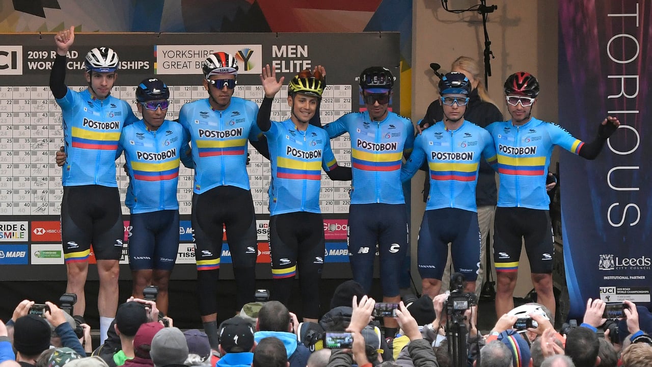Juan Sebastián Molano junto a Nairo Quintana en una nómina de la Selección Colombia.
