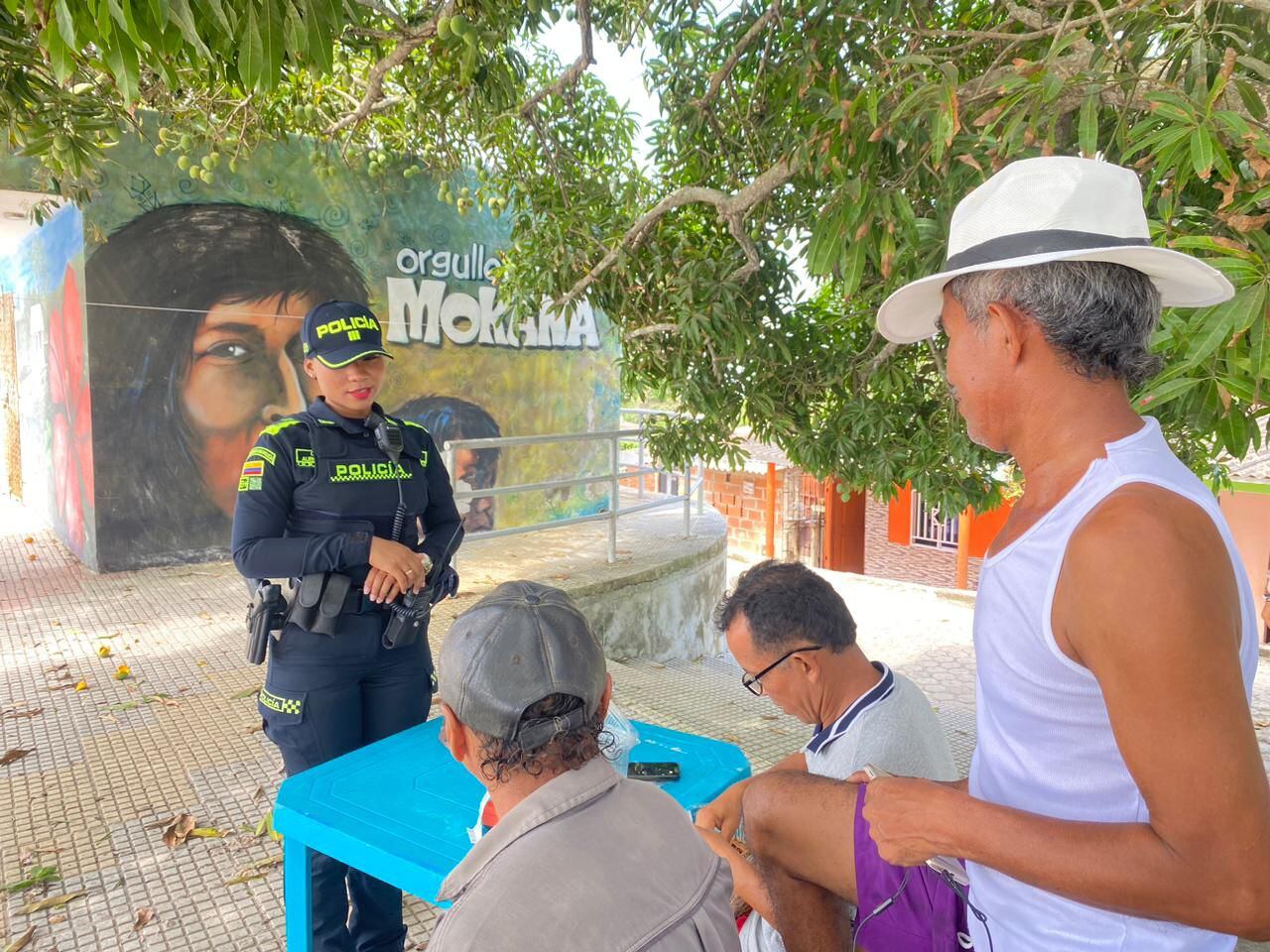 Capitán Aurora López en Tubará, Atlántico.