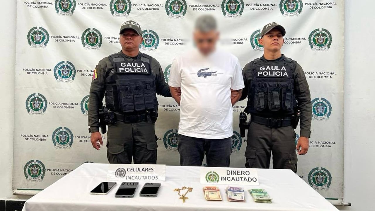 Alias Plateado, capturado en Medellín