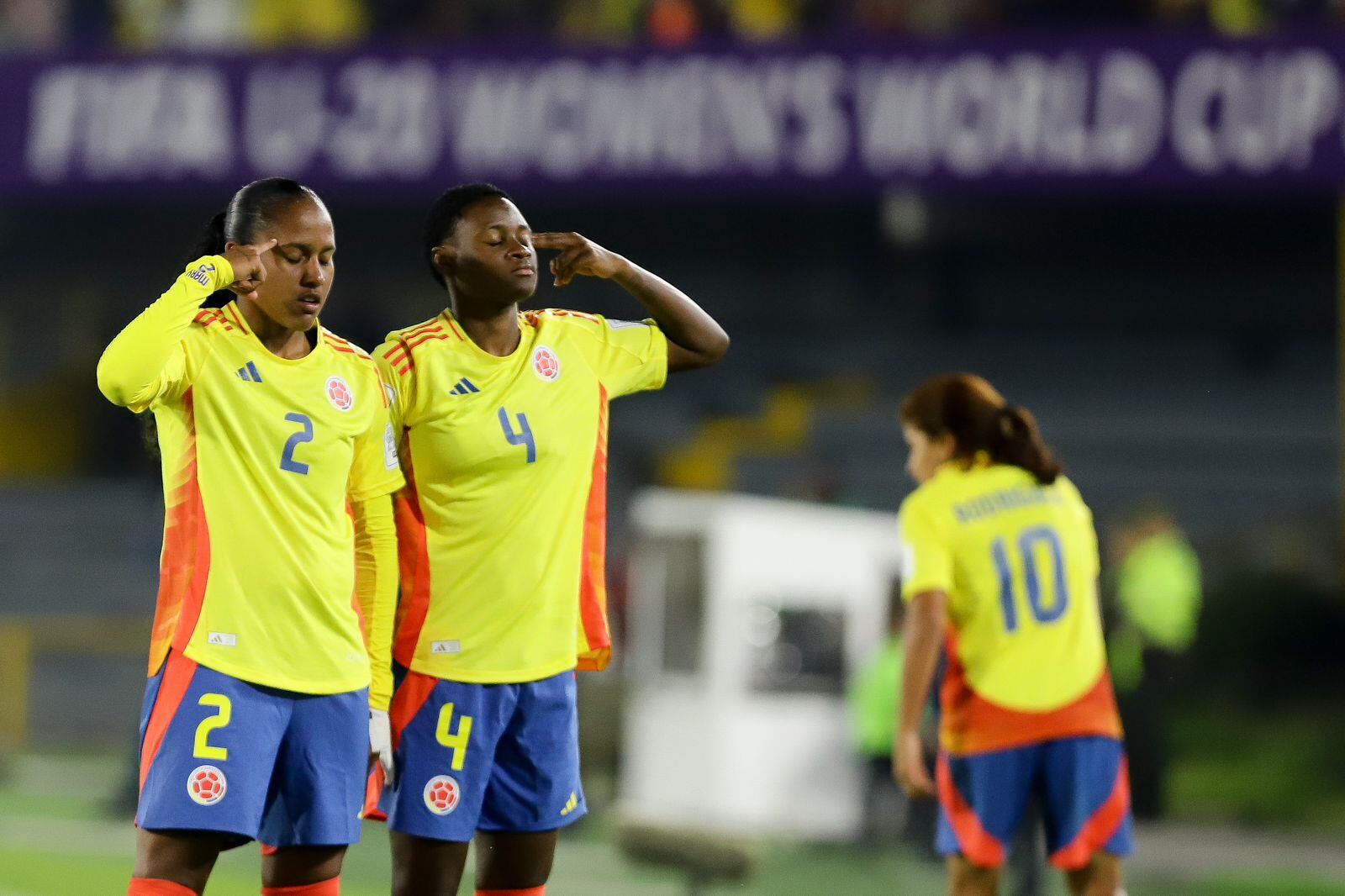 Bogotá. Agosto 31 de 2024. Colombia enfrenta a Australia, por la fecha 01 del Mundial femenino Sub 20 2024, en el estadio Nemesio Camacho El Campín. (Colprensa - Lina Gasca)