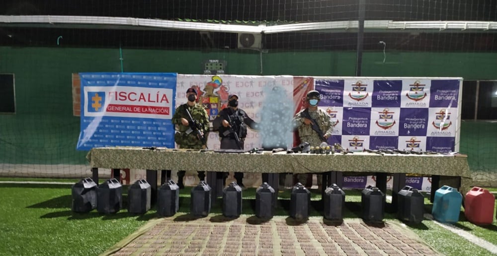 Las autoridades hallaron en las últimas horas un laboratorio de explosivos en el municipio de Timbiquí.