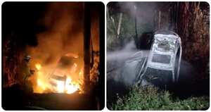 Una mujer murió incinerada tras un fuerte accidente ocurrido en la vía Tunja - Bogotá.