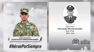 Terrorismo del Clan del Golfo: ¿Quiénes eran los dos uniformados asesinados tras emboscada en Antioquia