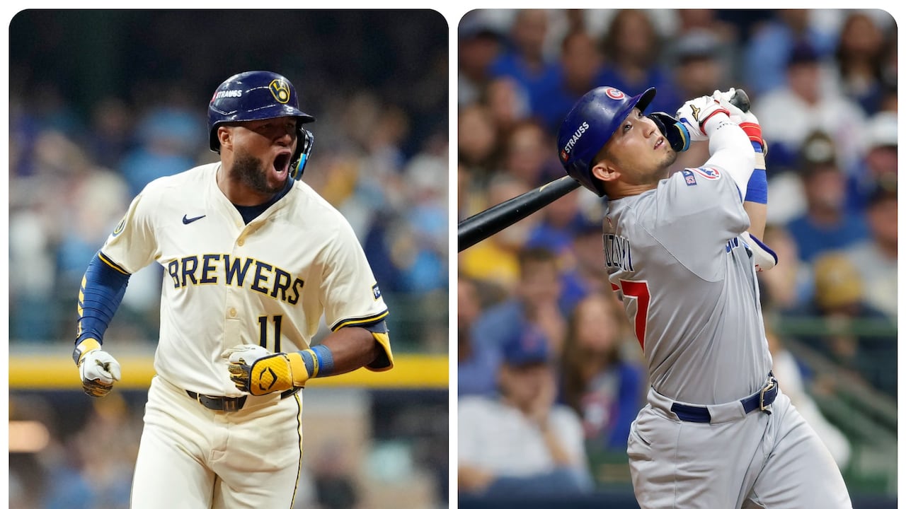 Cerveceros y Cachorros cierran las series divisionales de los 'playoffs' de las Grandes Ligas de Béisbol.