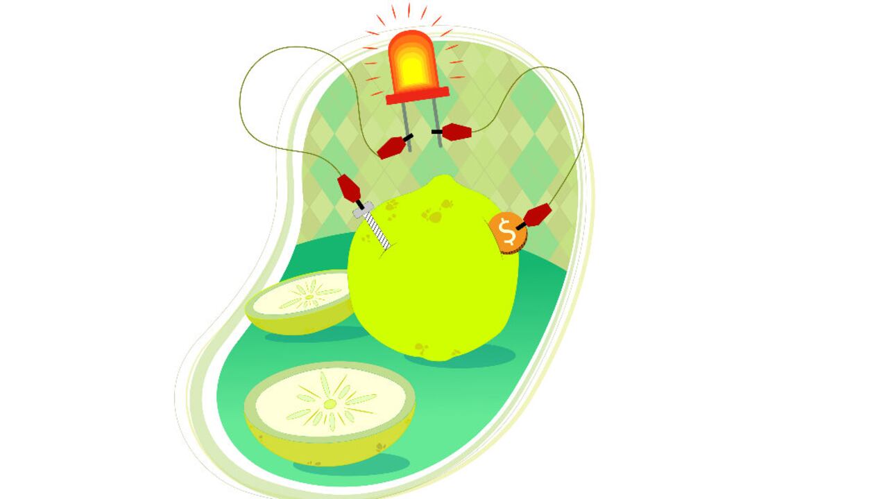 ¿Cómo hacer una batería a partir de un limón?