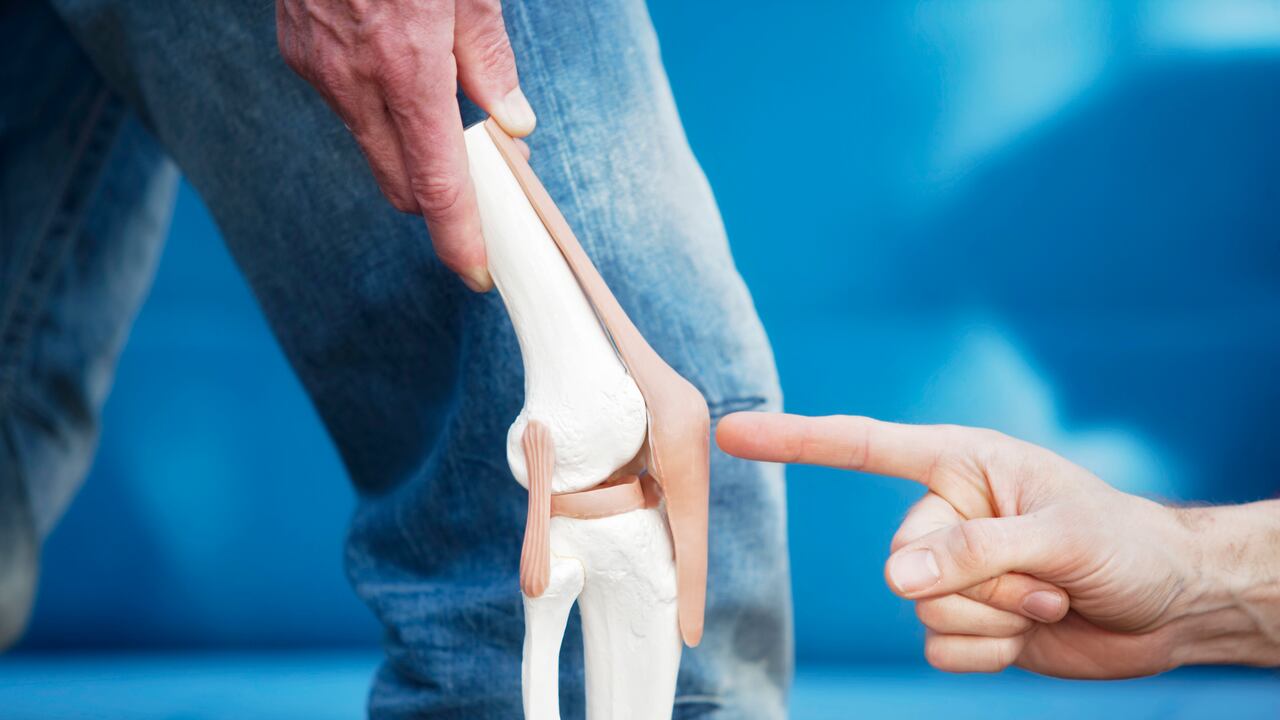 El cartílago de la rodilla permite que se mueva sin dolor. Foto: Getty Images.