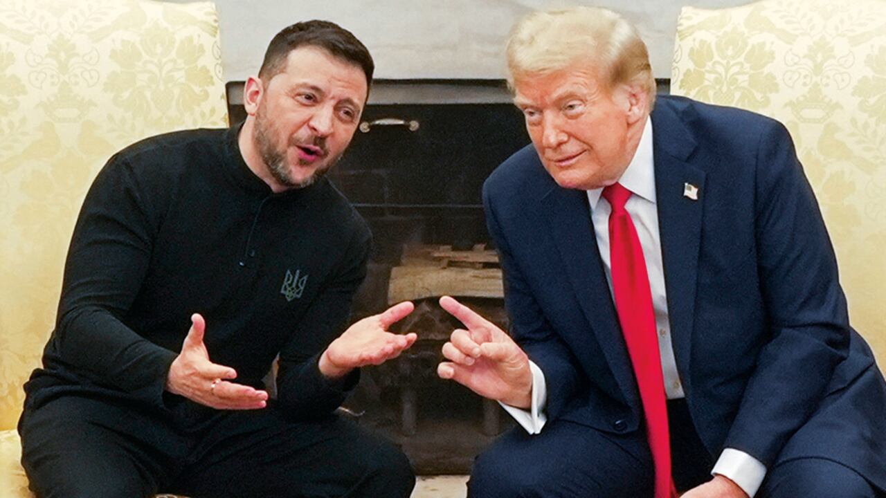 “Si no tuvieran nuestro equipo militar, esta guerra habría terminado en dos semanas... o quizás en menos”, le dijo Trump a Zelenski.