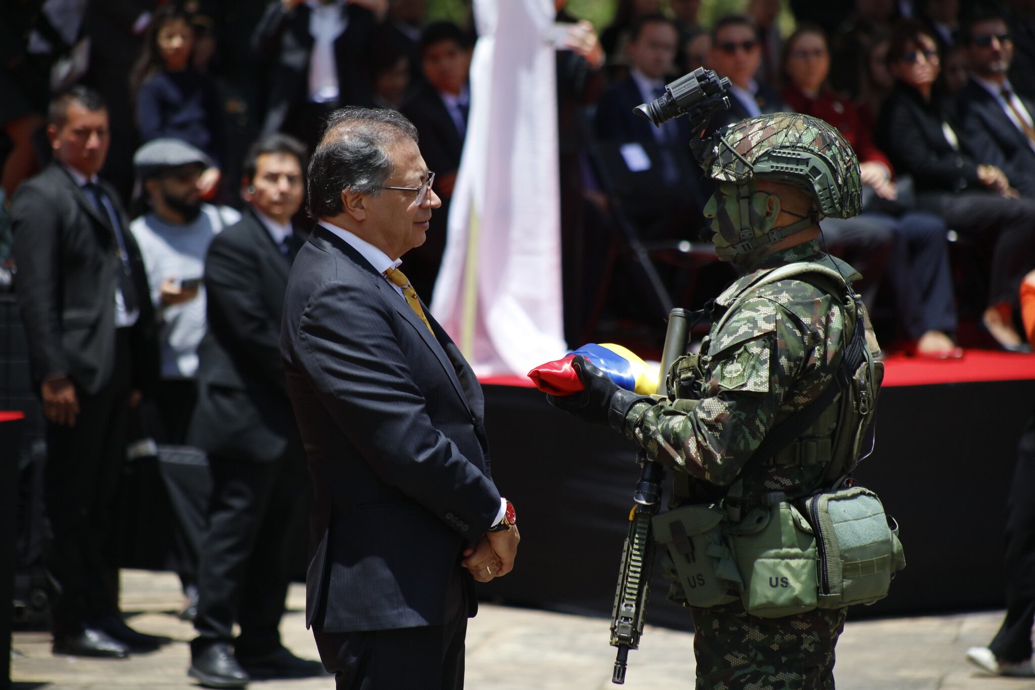 El presidente Gustavo Petro participó de la conmemoración de los 205 años de la Batalla de Boyacá y 214 años del Ejército Nacional.