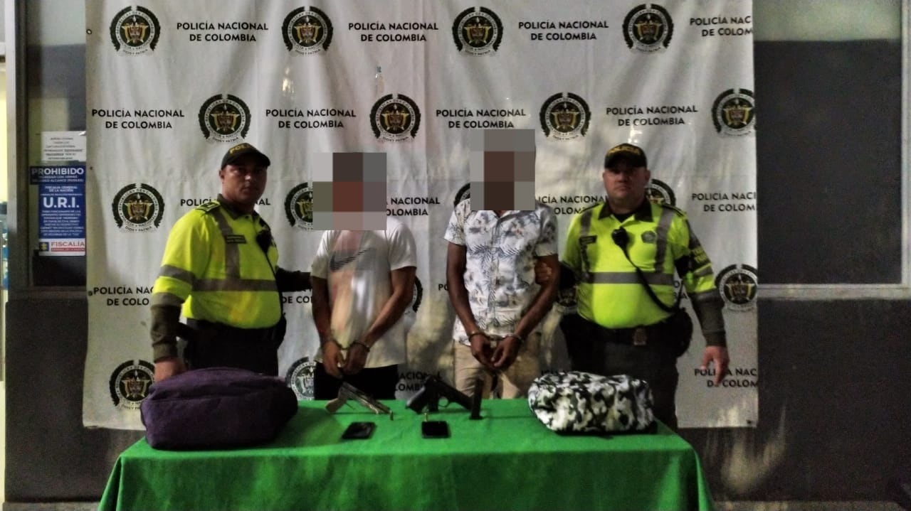 Los presuntos delincuentes que fueron capturados en el segundo caso