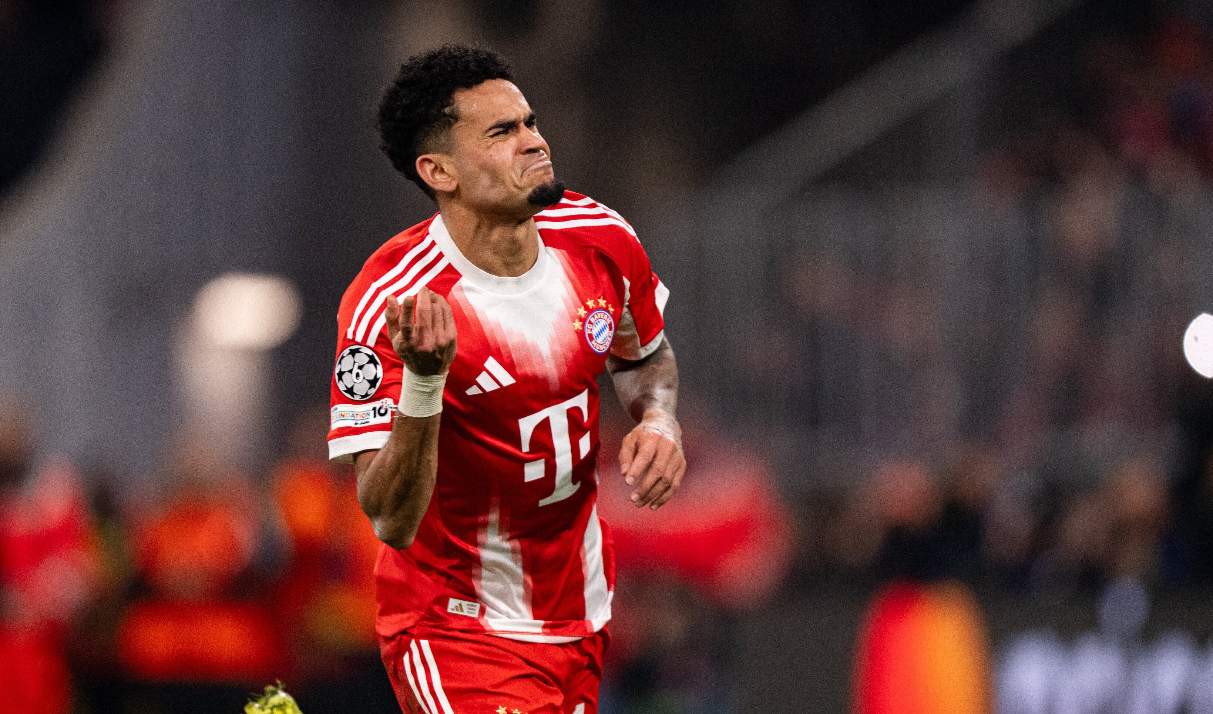 Luis Díaz tras marcarle al Atalanta por la Champions League.