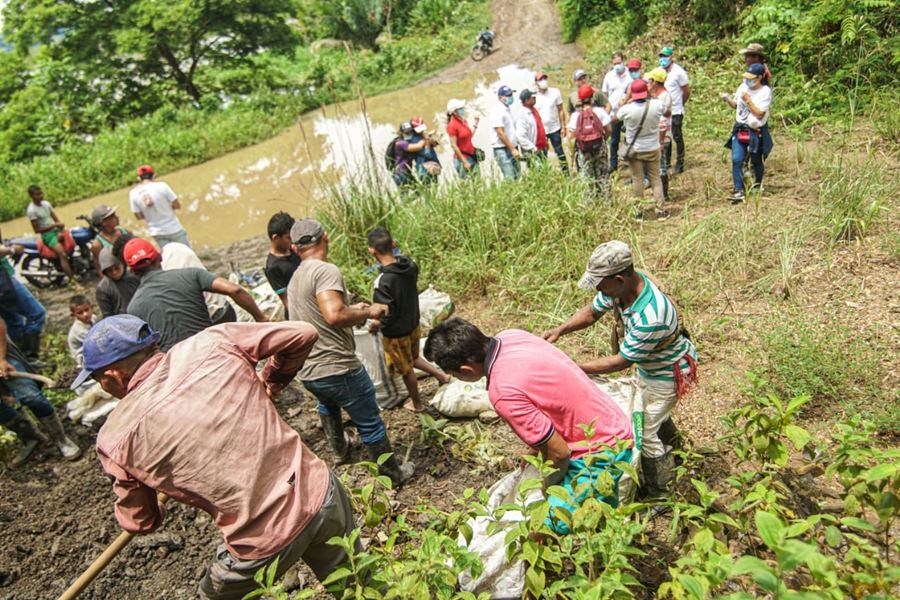 Inundaciones en Guaranda, Gobernación de Sucre