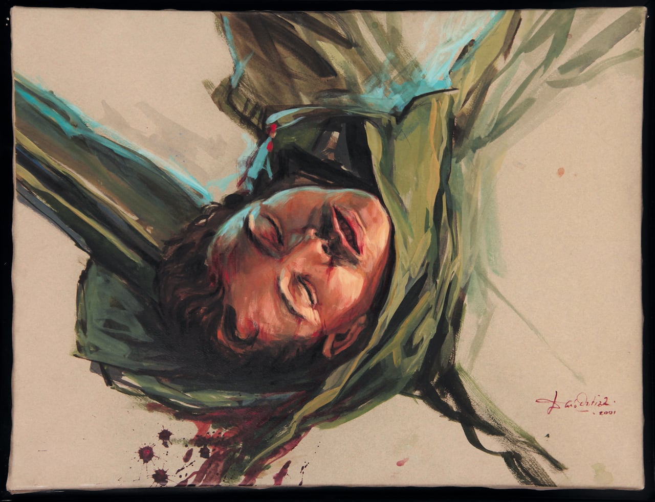 Darío Ortiz, Eran las cinco de la tarde. Cortesía del Museo de Arte Contemporáneo de Bogotá