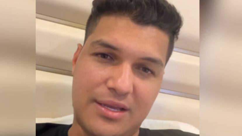 Captura de video publicado en sus historias de Instagram contando sobre el atraco