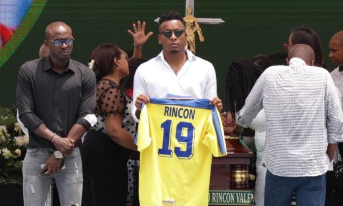 Sebastián Rincón, hijo de Freddy Rincón. Foto: Alcaldía de Cali.