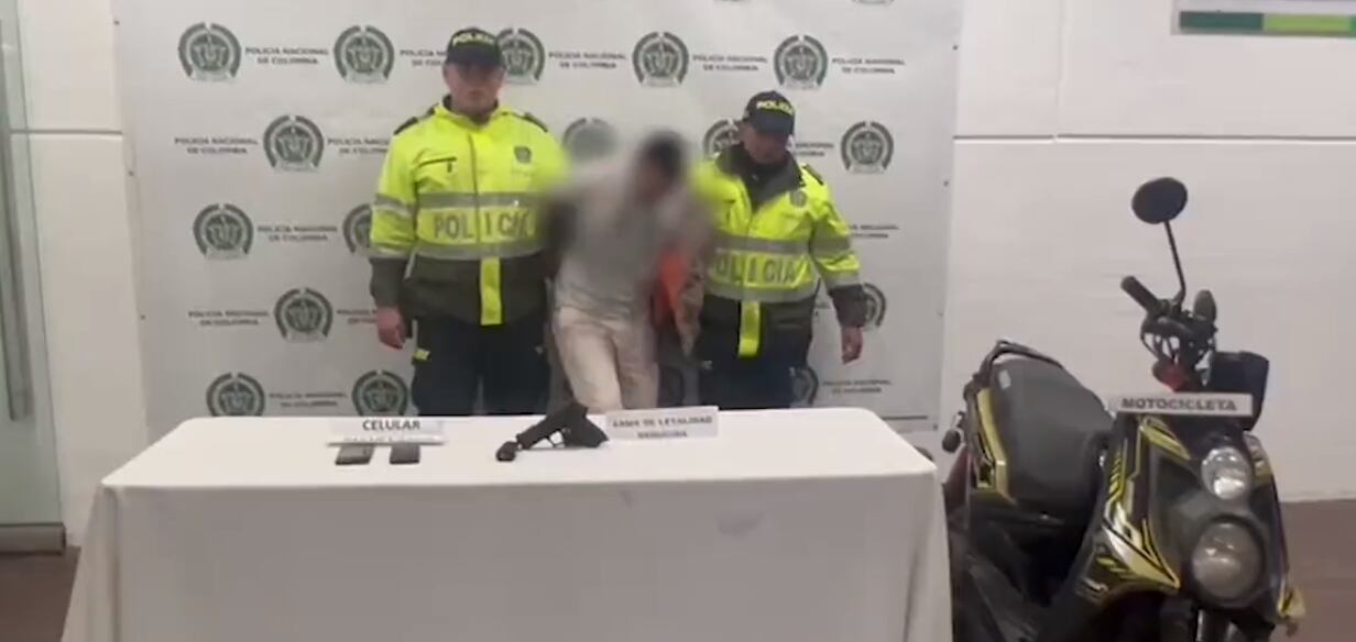 La Policía de Bogotá arresta a un presunto ladrón que se dedicada al hurto en la localidad de Ciudad Bolívar.