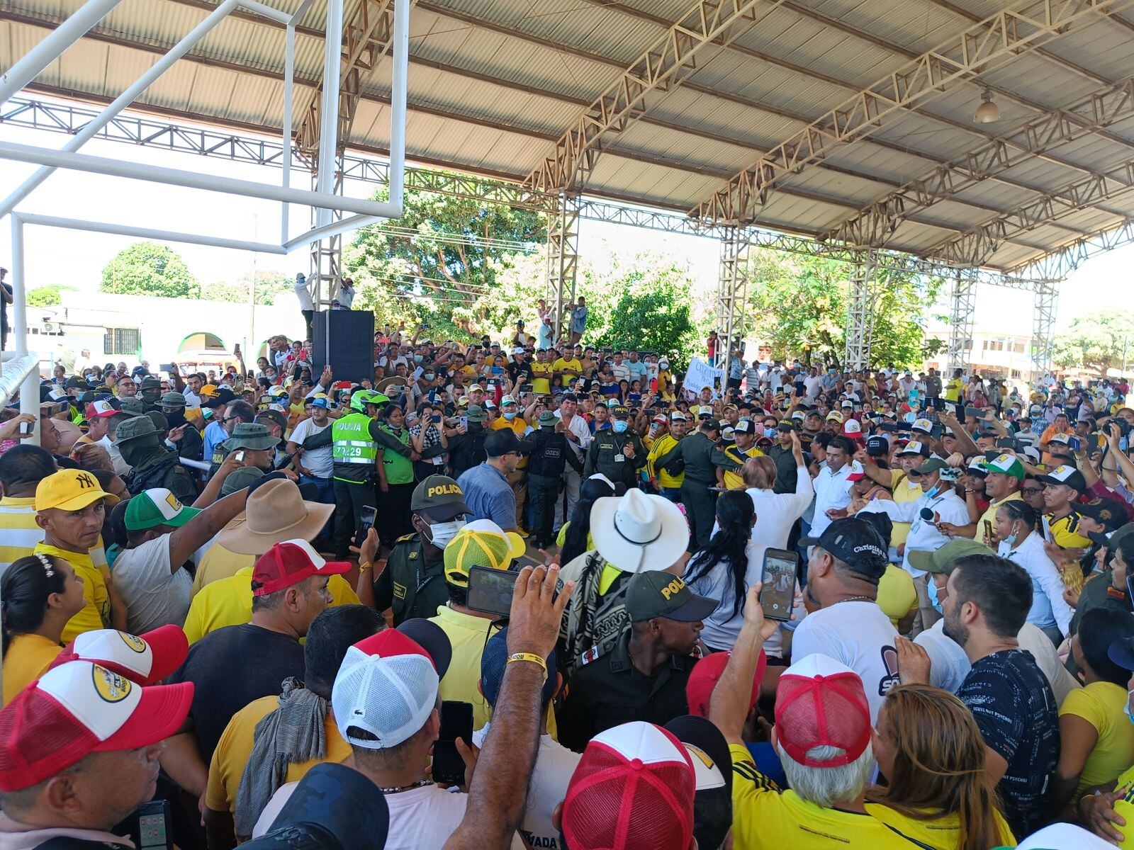 El candidato Rodolfo Hernández en Vichada