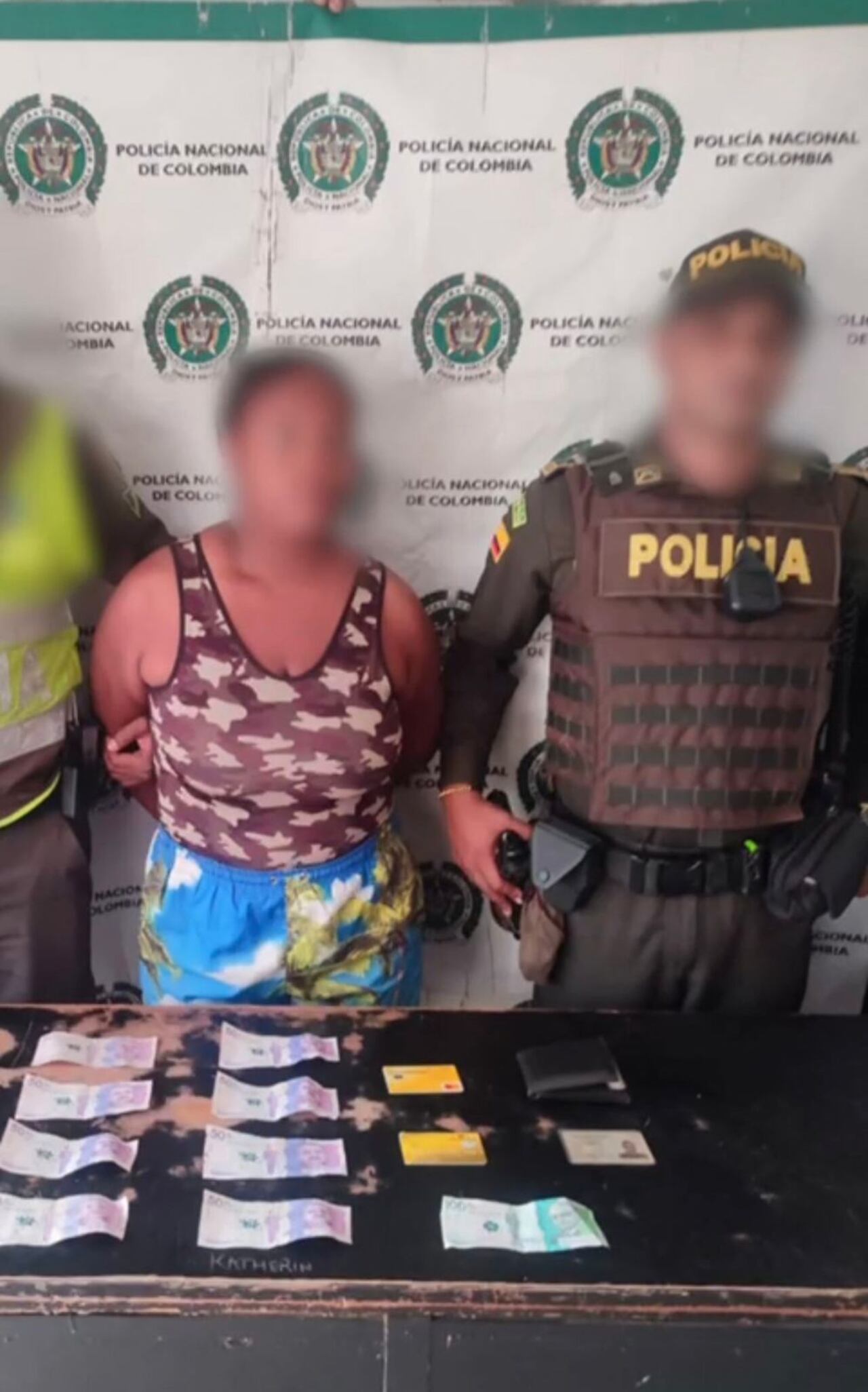 Capturada en playas de Cartagena por hurto