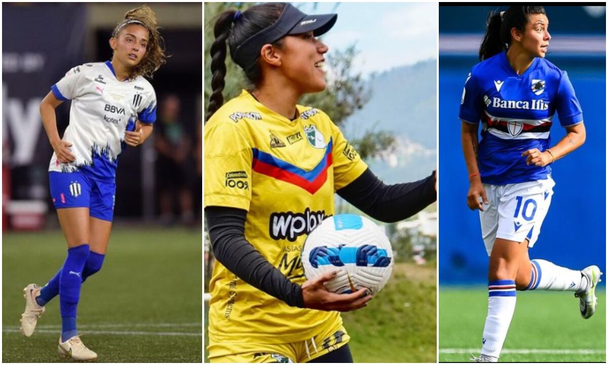 Isabella Echeverri, Vanessa Córdoba y Yoreli Rincón
