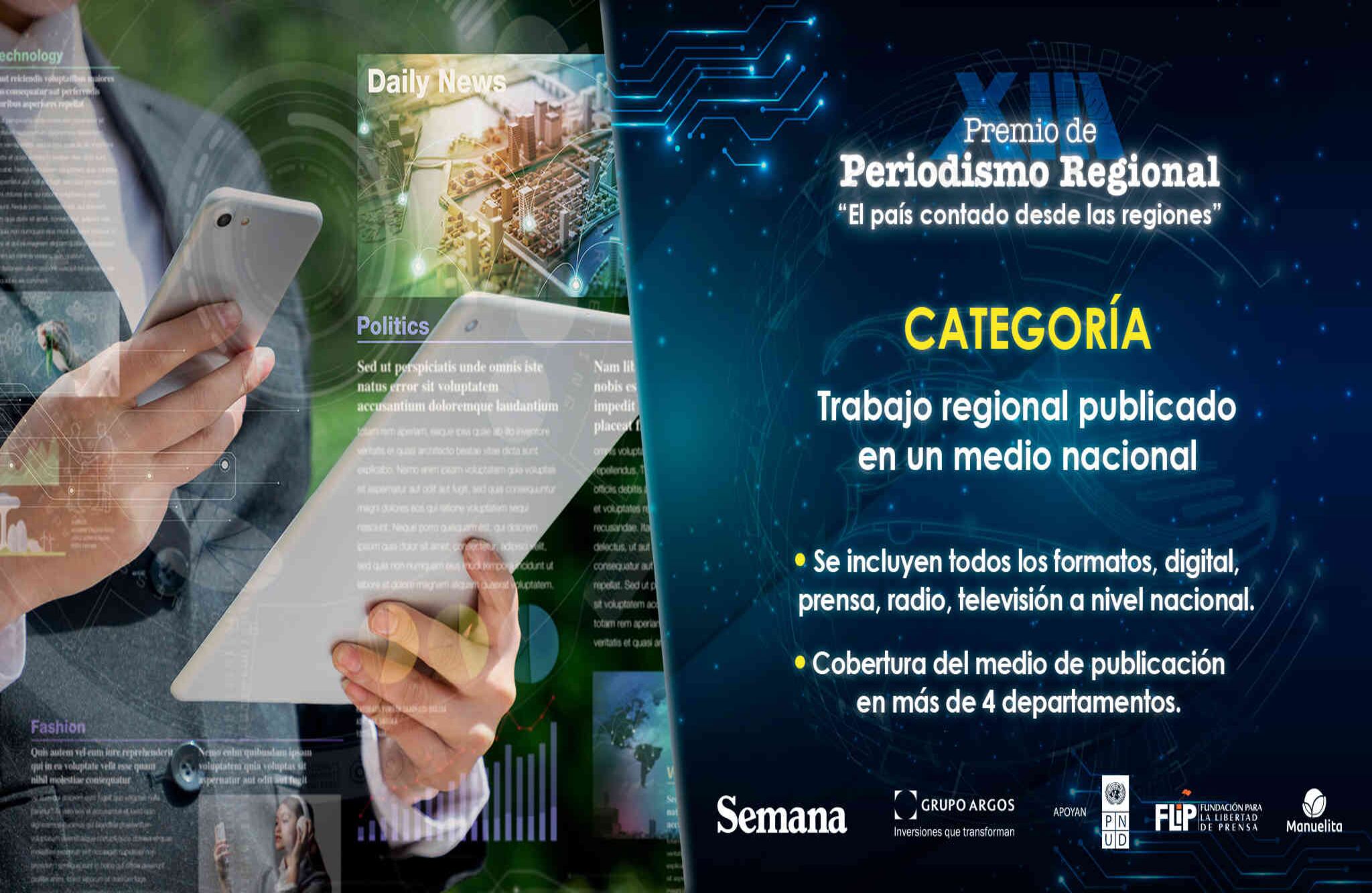 Mejor trabajo regional publicado en un medio nacional