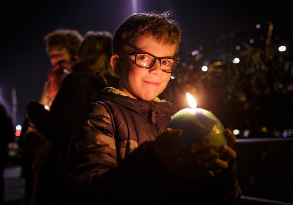 Celebración de la hora del planeta en el mundo