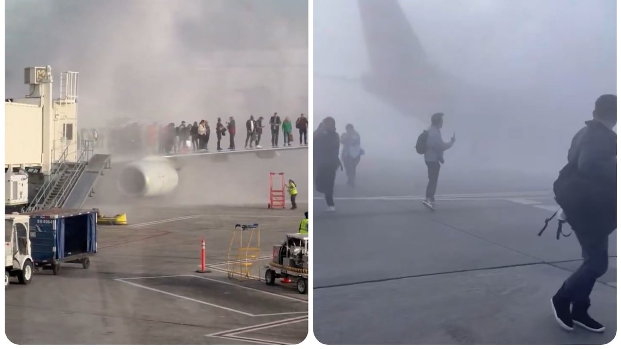 Momentos de pánico vivieron los pasajeros del vuelo de American Airlines