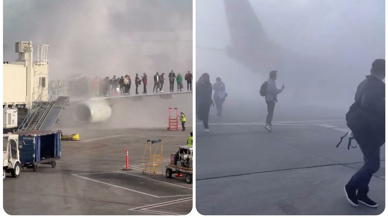 Momentos de pánico vivieron los pasajeros del vuelo de American Airlines