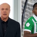 Carlos Antonio Vélez (izq.) dijo que Alfredo Morelos (der.) es uno de los que debería ser llamado a Selección Colombia.