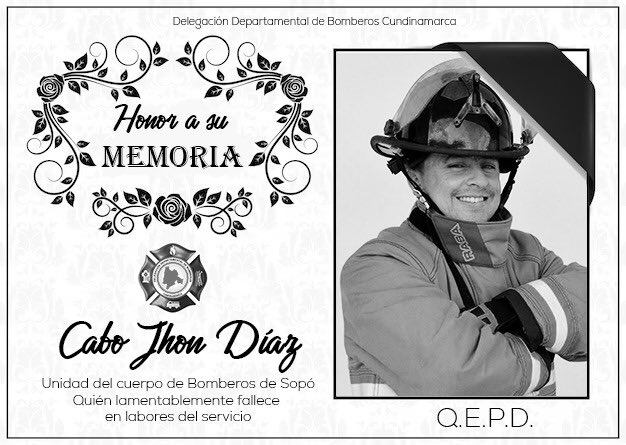 El cabo Díaz, quien también operaba vehículos de emergencia, grabó un video de la emergencia que atendía minutos antes de recibir la descarga eléctrica que le quitó la vida.