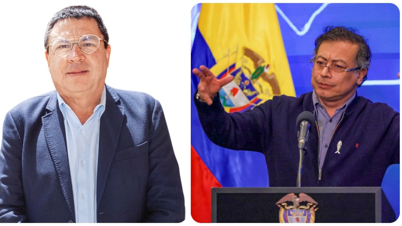 Miguel Ángel Pinto y Gustavo Petro.