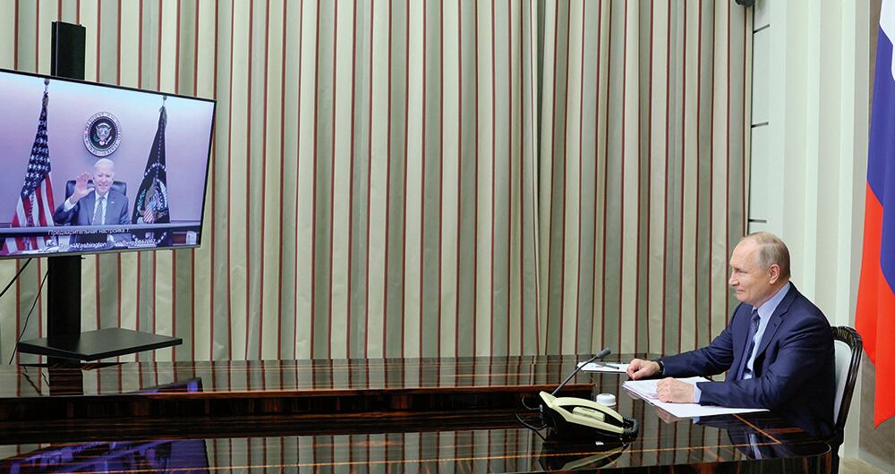  A pesar de que el encuentro entre Biden y Putin fue virtual, no careció de tensión y de duros reclamos de parte de cada mandatario.