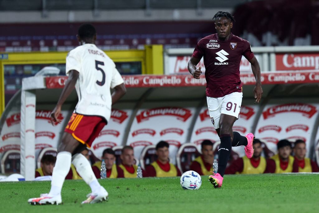 Duván Zapata y su estreno goleador con el Torino