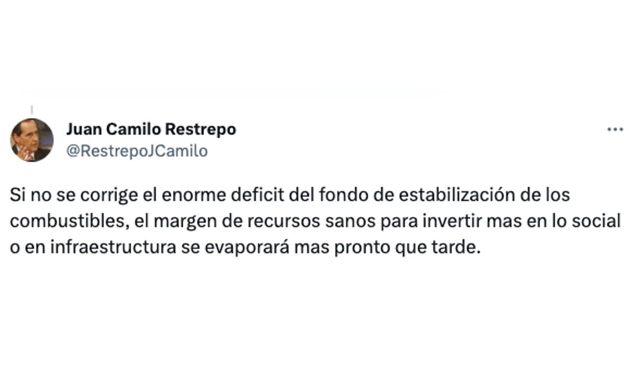 Juan Camilo Restrepo no cree que la tarifa diferencial para taxistas sea viable