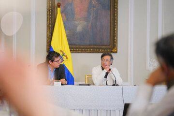 Reunión presidente Gustavo Petro con indigenas del Cauca