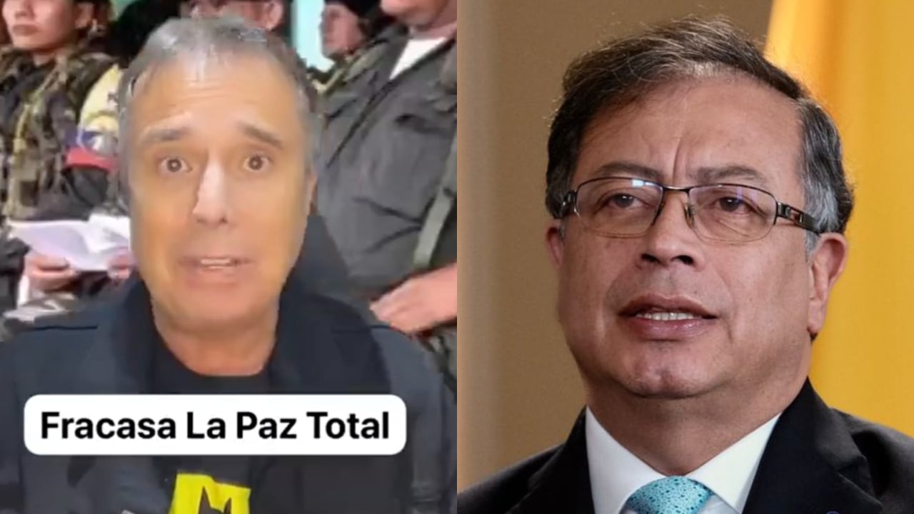 El periodista cuestionó duramente al presidente Petro.