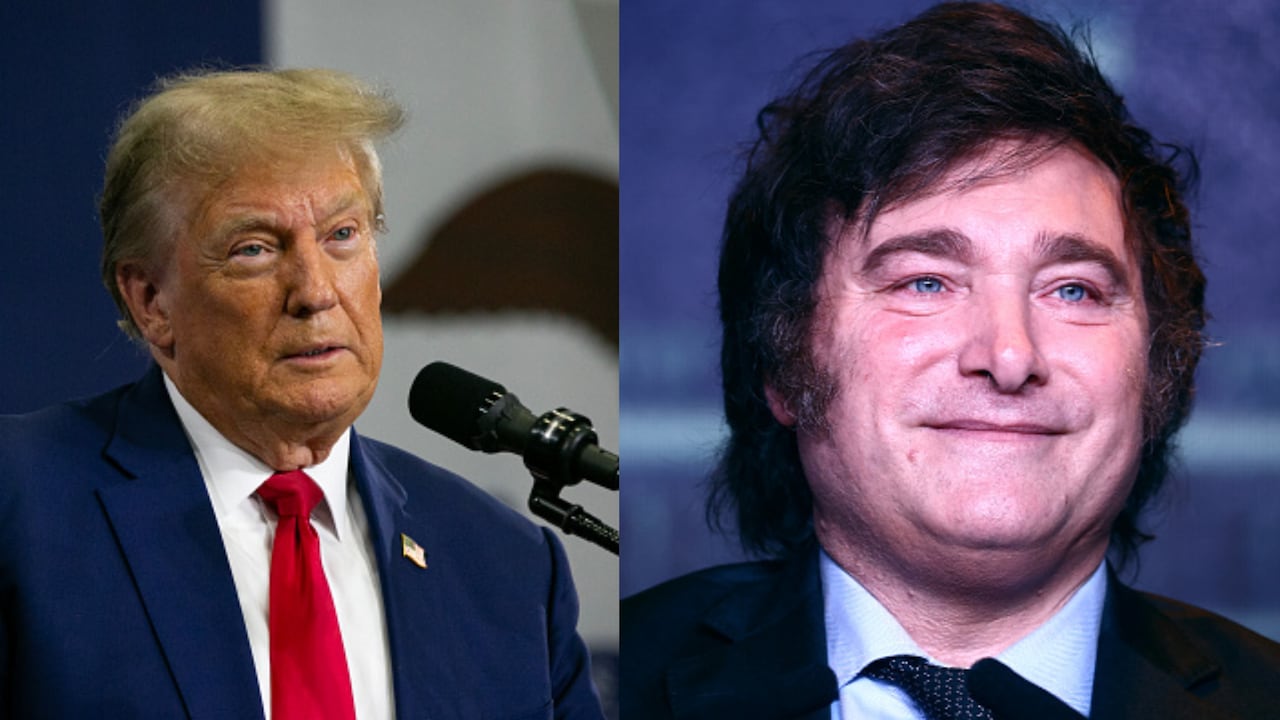 Donald Trump y Javier Milei.