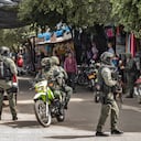 Operativos conjuntos de seguridad Policía y Ejército. Requisas.
Foto: Juan Carlos Sierra-Revista Semana.