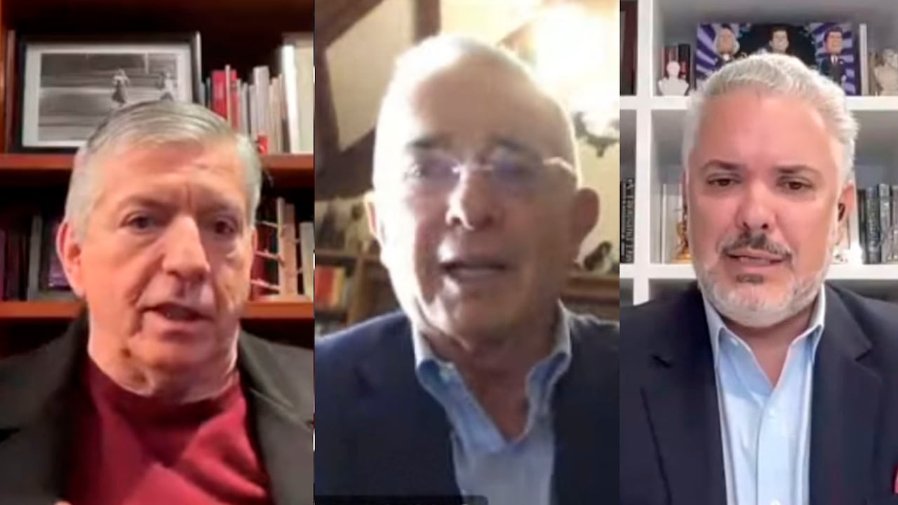 César Gaviria, Álvaro Uribe e Iván Duque participaron en el Foro sobre política exterior.