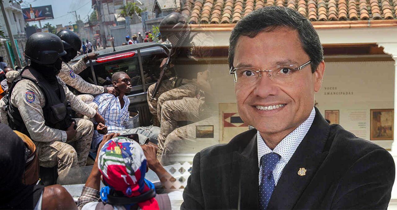 Para el profesor Vicente Torrijos (Derecha) se necesita una fuerza panamericana para la estabilización de Haití, con tres componentes: educativo, militar y judicial.