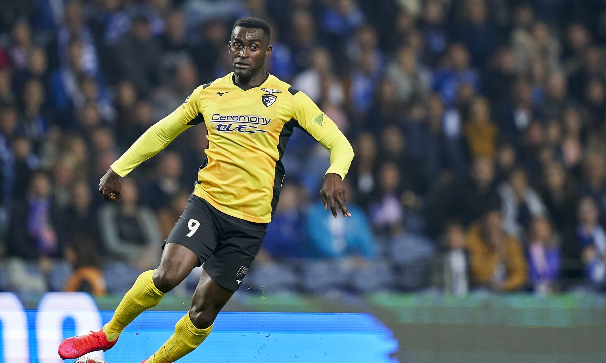 PORTO, PORTUGAL - FEBRUARY 23: Jackson Martinez of Portimonense SC in action during the Liga Nos match between FC Porto and Portimonense SC at Estadio do Dragao on February 23, 2020 in Porto, Portugal. (Photo by Getty Images/Jose Manuel Alvarez/Quality Sport Images)