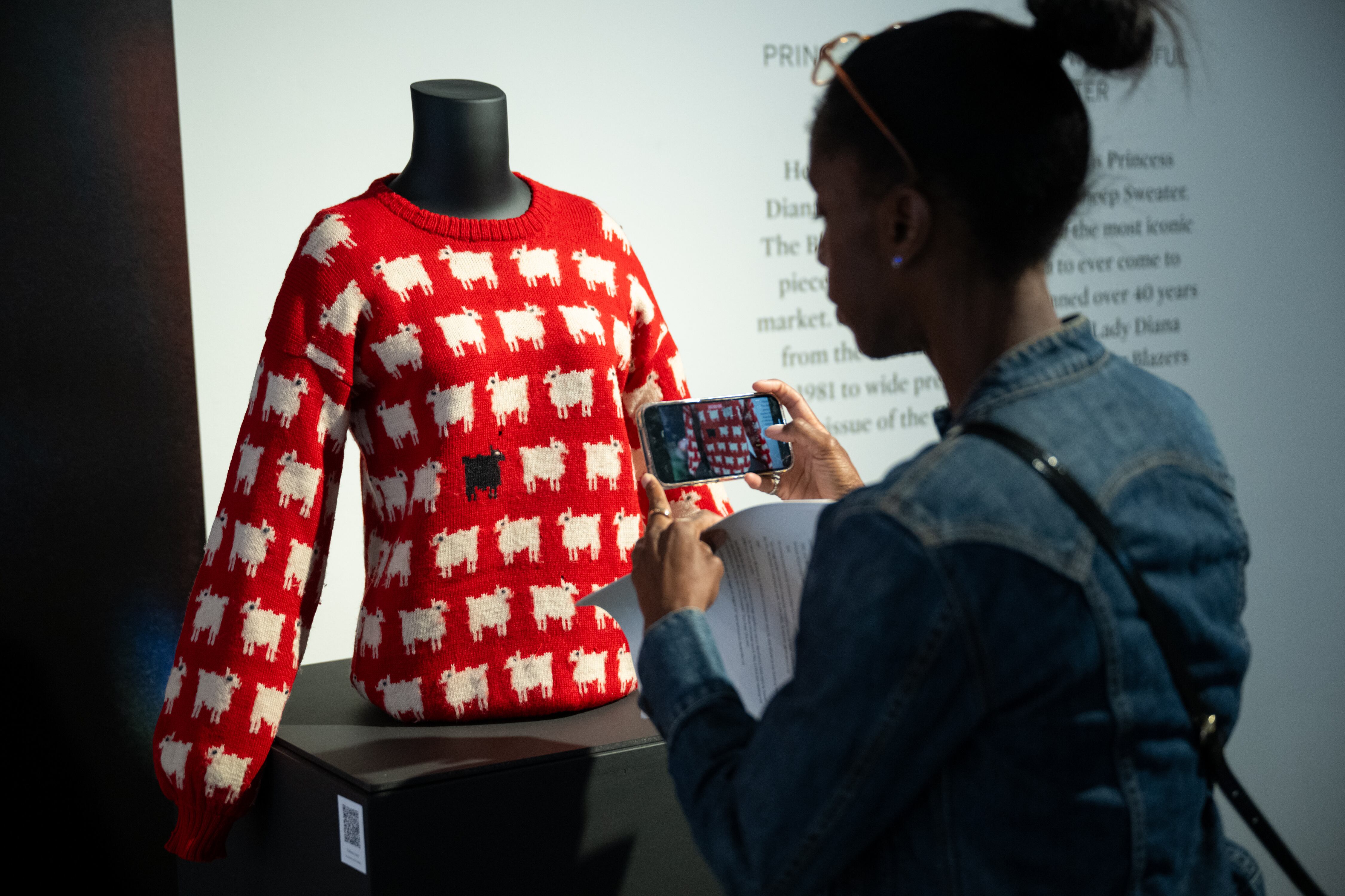 Suéter de ovejas de la princesa Diana vendido por USD 1,1 millones en subasta