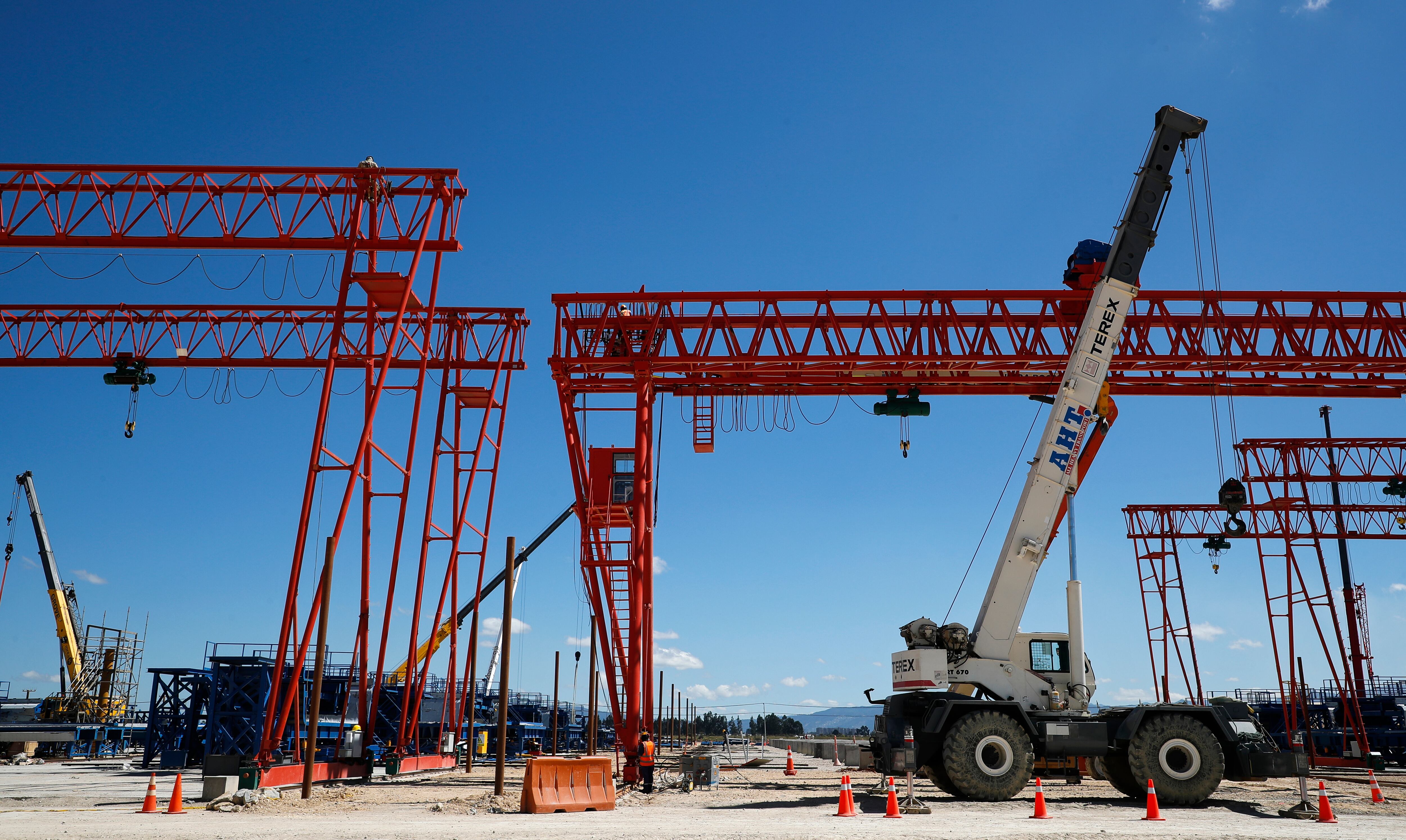 Patio Taller de la Primera Línea del Metro de Bogotá ubicado en la localidad de Bosa
Bogota enero 21 del 2024
Foto Guillermo Torres Reina / Semana