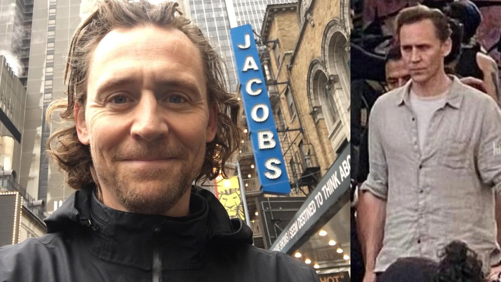 El actor británico fue visto en las calles de Manrique en el rodaje de 'The Night Manager'.