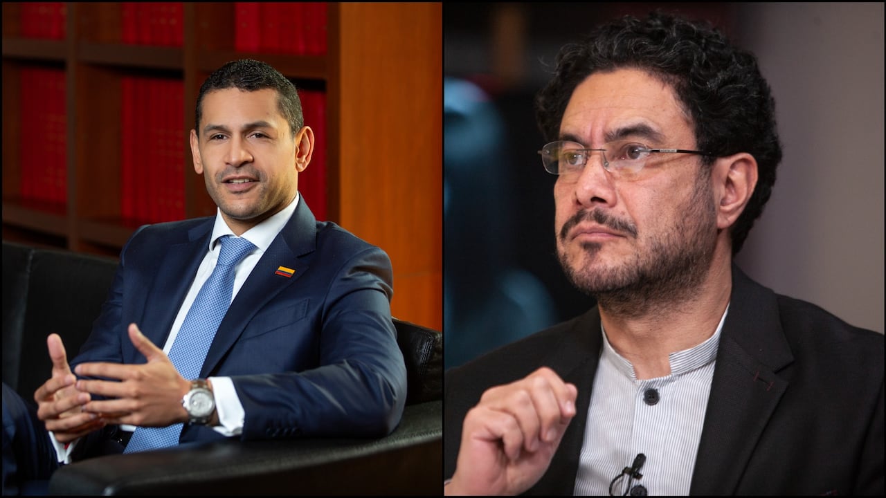 Daniel Palacios e Iván Cepeda.