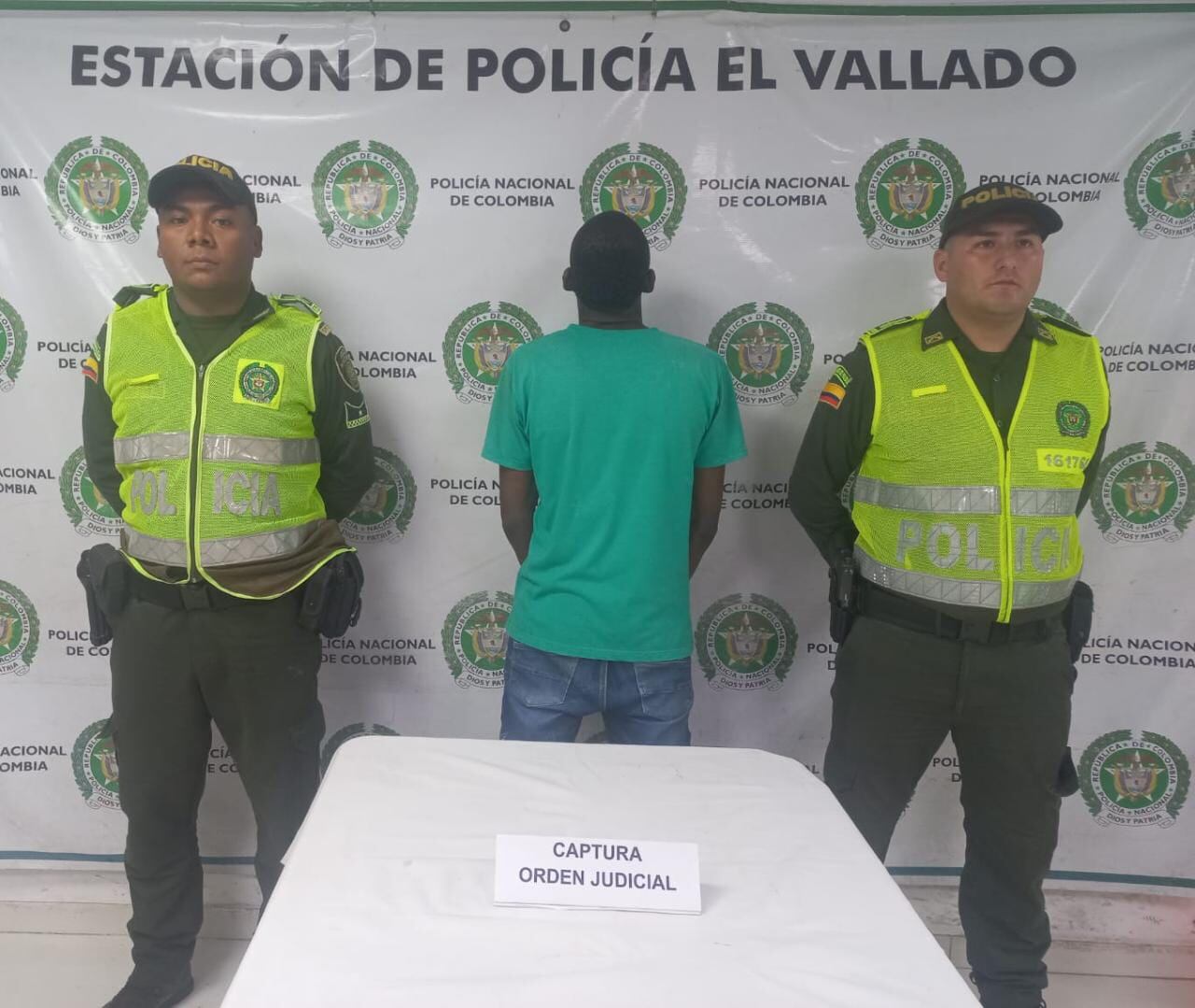 Este sujeto quedó a disposición de la autoridad competente.