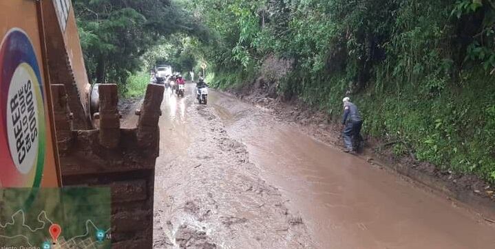 En Salento no es viable realizar ninguna intervención en los puntos críticos porque los fuertes aguaceros han desestabilizado el terreno