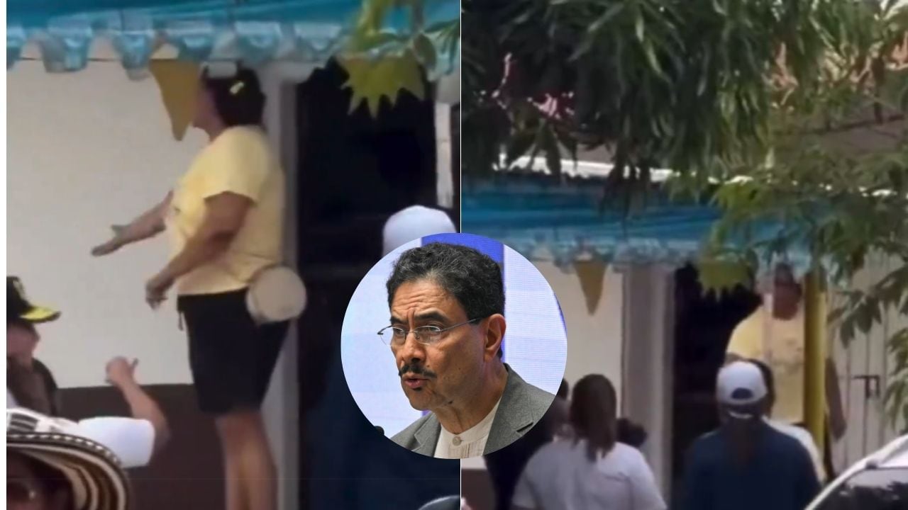 Patricia Acosta, exesposa de Diomedes Díaz, impidió que seguidores de Iván Cepeda pegaran propaganda política del candidato en La Ventana Marroncita.
