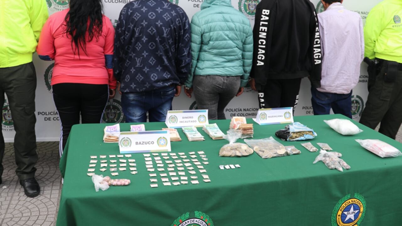 Cinco personas fueron detenidas en Manizales por integrar una banda dedicada al microtráfico