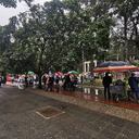 El Parque Nacional, en Bogotá, en medio de la denominada Toma de Bogotá, el 9 de junio de 2021