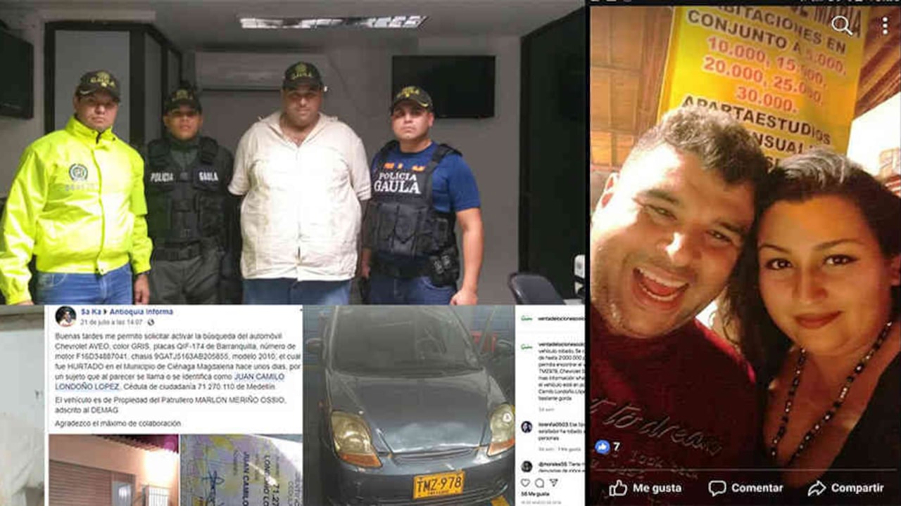 En agosto de2018, Juan Camilo Londoño fue presentado por hombres del Gaula como un ganadero víctima de secuestro, pero en la redes sociales abundan las denuncias en su contra por estafa y robo.