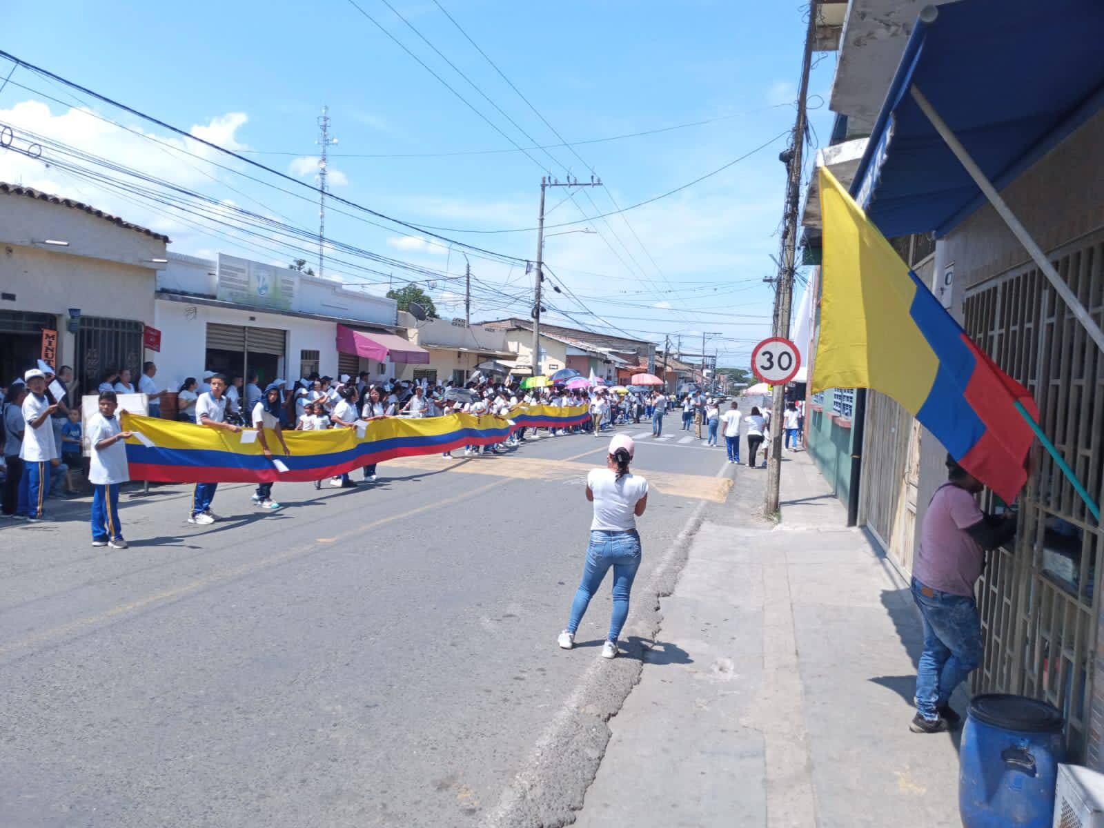 Manifestación en Corinto, Cauca.